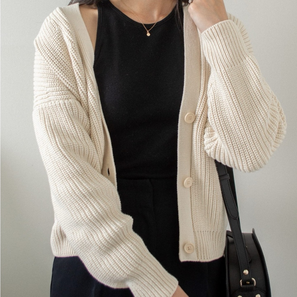 Tradlands Shelter Cardigan - Birch
